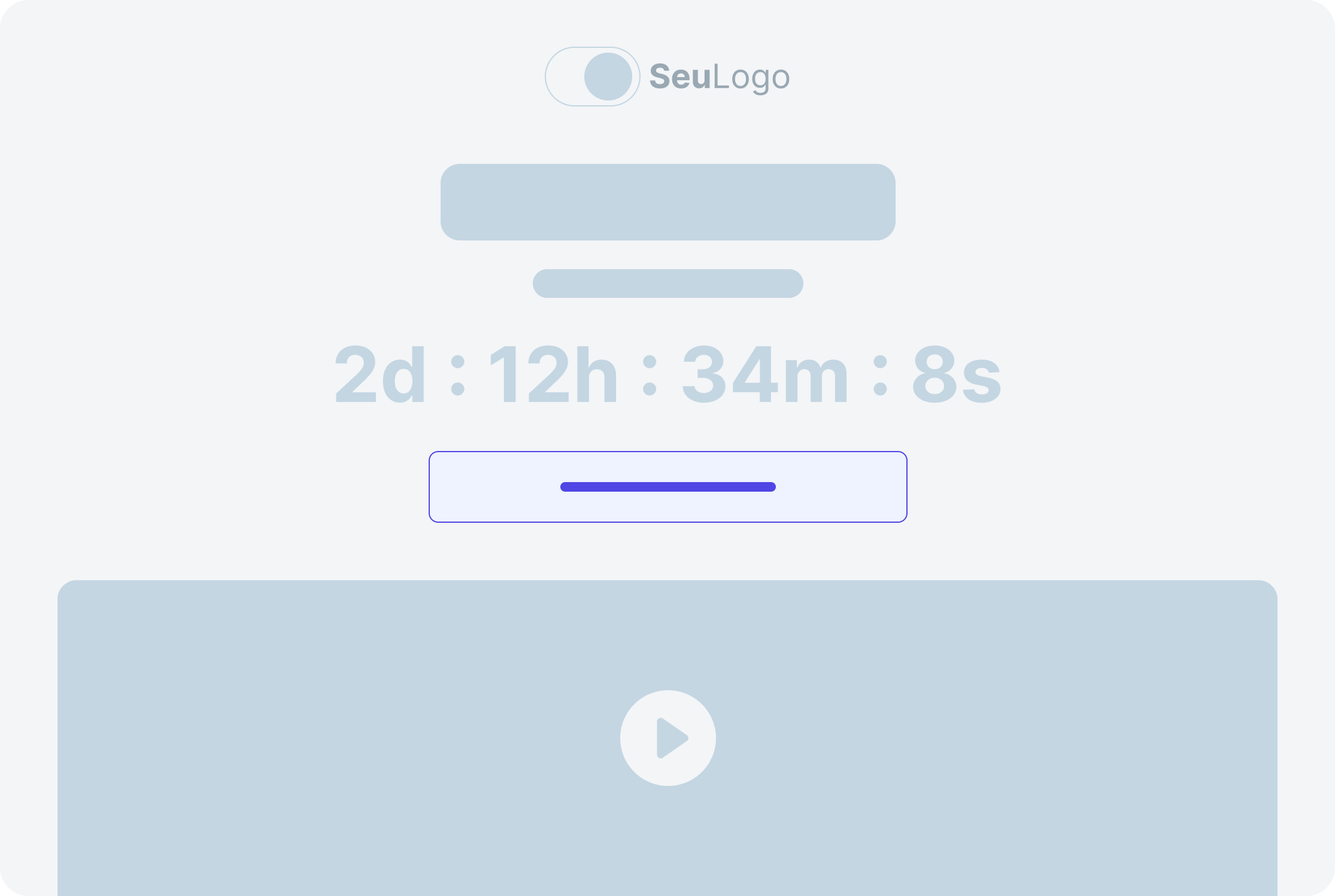 Modelo de Landing Page para Webinars